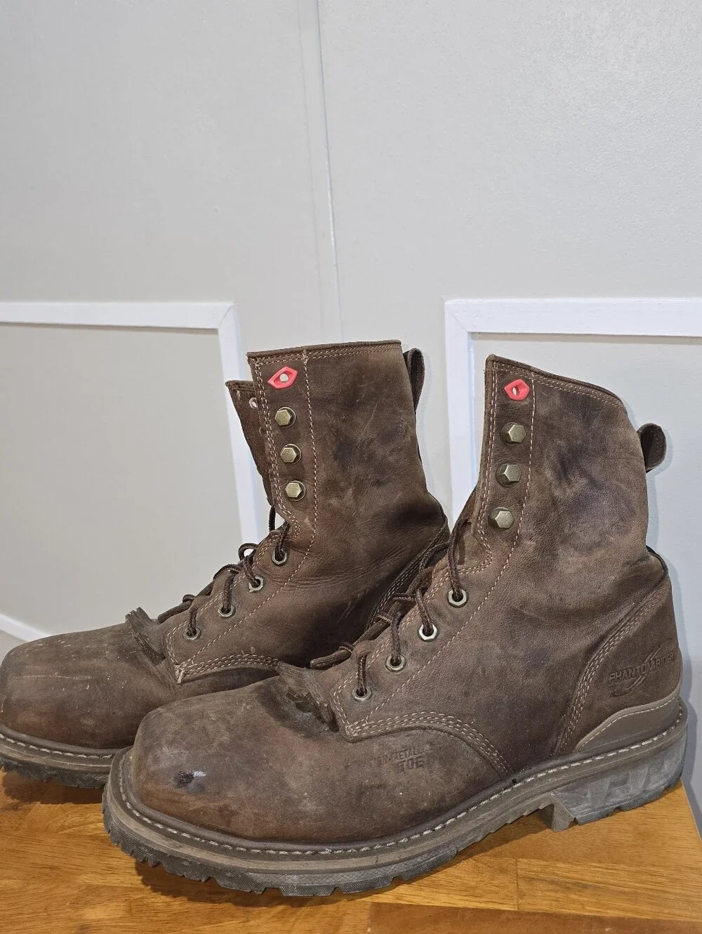 Phantom Rider Square Toe Work Boots